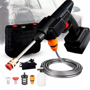 Lavadora Compacta Com Pistola De Água Para Calçada