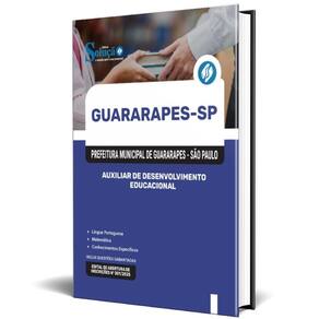 Apostila Prefeitura Guararapes Sp 2025 Auxiliar