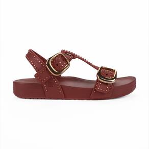 Feminina Sandália Zaxy Wild Fivela Grande e Design Fashion