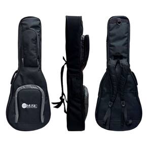 SEMI CASE RÍGIDO P/ VIOLÃO JUMBO PRETO "AMS"