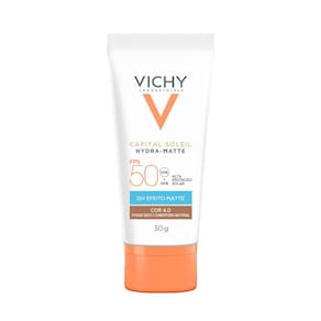 Protetor Solar Vichy Capital Soleil Hydra Matte FPS 50 Cor 4.0 30g