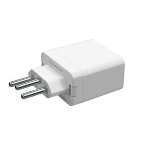 Plug Tomada Protetor Elétrico Dps 3 Pinos 20A Qpp04B Branco