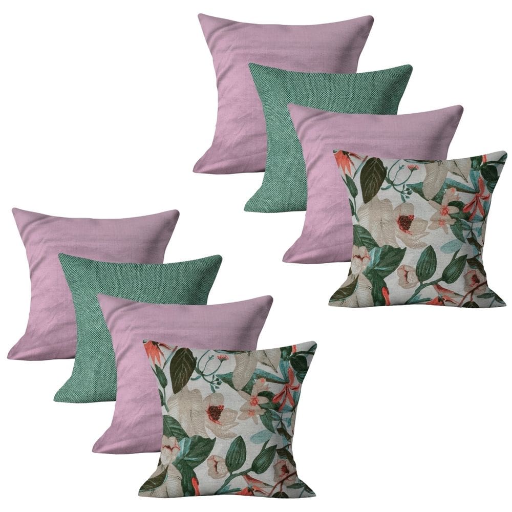 Kit 8 Capas de Almofadas Moderna 45x45 Decorativa Kit 7