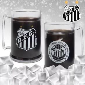 Caneca Time Santos Isolante Perfeita Bebidas Geladas
