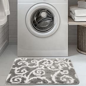 1 Tapete Lavanderia Antiderrapante Absorvente 45X65 Cozu D1