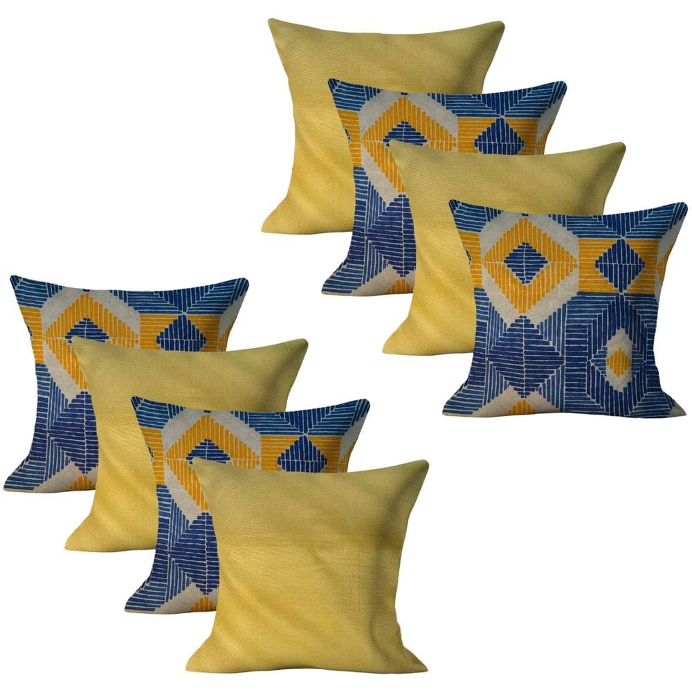 Kit 8 Capas de Almofadas Moderna 45x45 Decorativa Kit 13