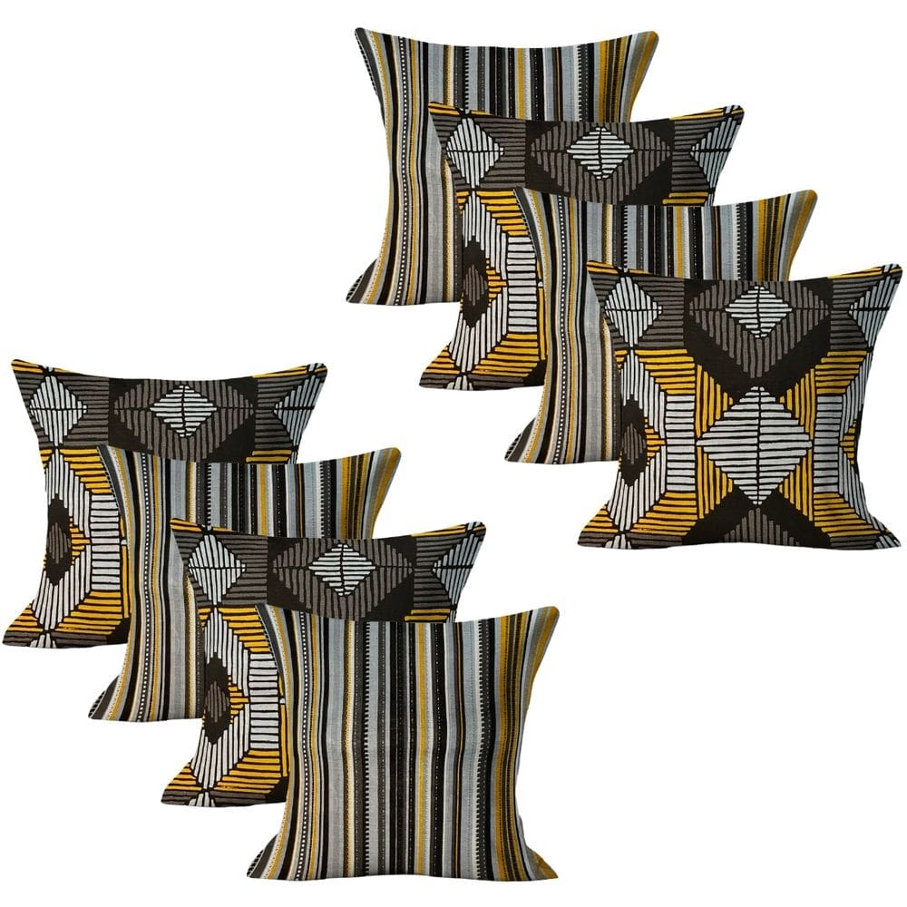 Kit 8 Capas de Almofadas Moderna 45x45 Decorativa Kit 14