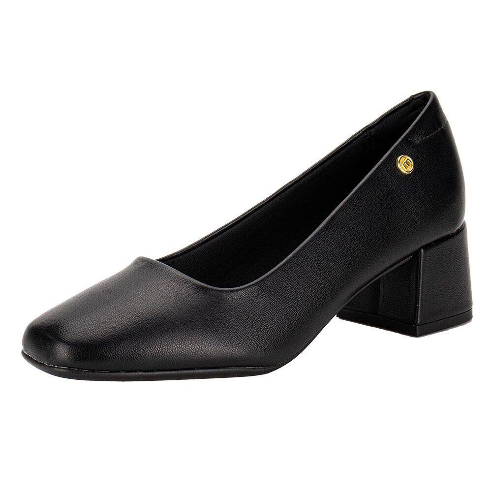 Sapato Feminino Salto Grosso Moleca 5822100