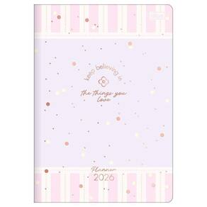 Planner Mensal 2026 Grampeado M7 Soho Lilás Tilibra