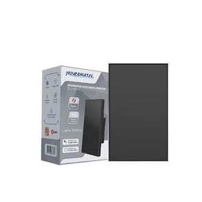 Interruptor Inteligente Zigbee Linha Topázio 1 Botão Preto