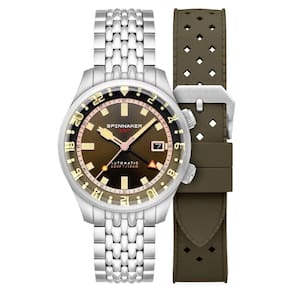 Relógio Spinnaker Bradner Gmt Automatic Abbott Brown