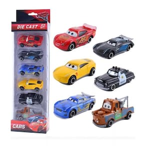 Kit 6 Carrinhos Diecast Filme Carros 3 Relâmpago Mcqueen