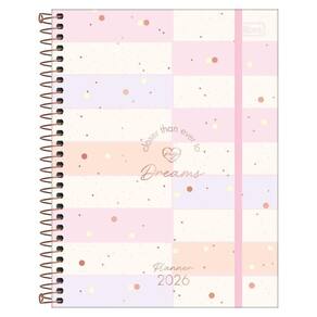 Planner Semanal 2026 Espiral M7 80Fls Soho Faixas Tilibra