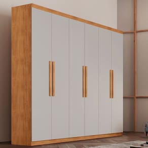 Guarda Roupa Rufato MDF Espanha 6 Portas e 2 Gavatas Rufato