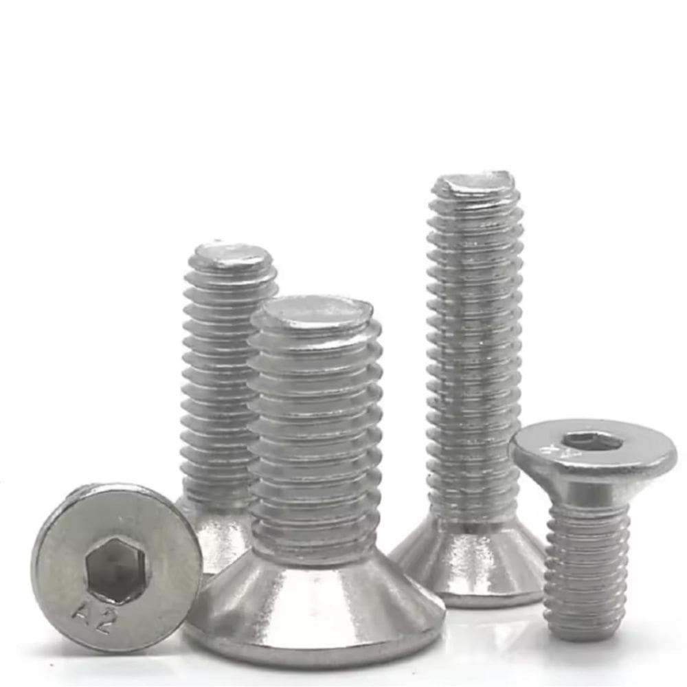 Kit 5 Parafusos M8 20Mm Para Chave Allen Aço Inox