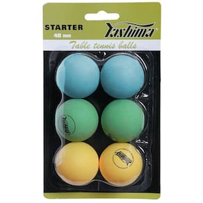 Bola de Tênis de Mesa Yashima com 06 Bolas Color