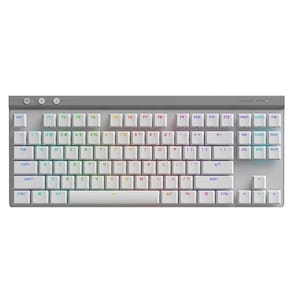Teclado Mecânico Gamer Logitech Sem Fio G G515 TKL LightSpeed Branco - 920-012535