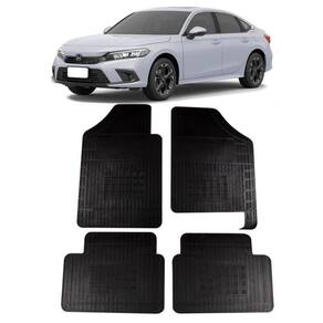 Tapete Borracha Honda Civic 2007 Até 2016 4 Peças