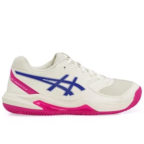 Tênis Asics Gel Dedicate 8 - Clay Saibro - Branco Off