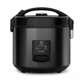 Panela de Arroz Elétrica Electrolux 3,5L Preta Efficient Visor Glass por Rita Lobo 220V - ERC30