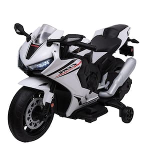 Moto Eletrica Honda 6V Branca 10269 - Zippy Toys