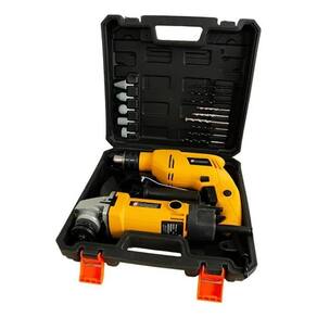 Furadeira Impacto 800W + Esmerilhadeira 1000W