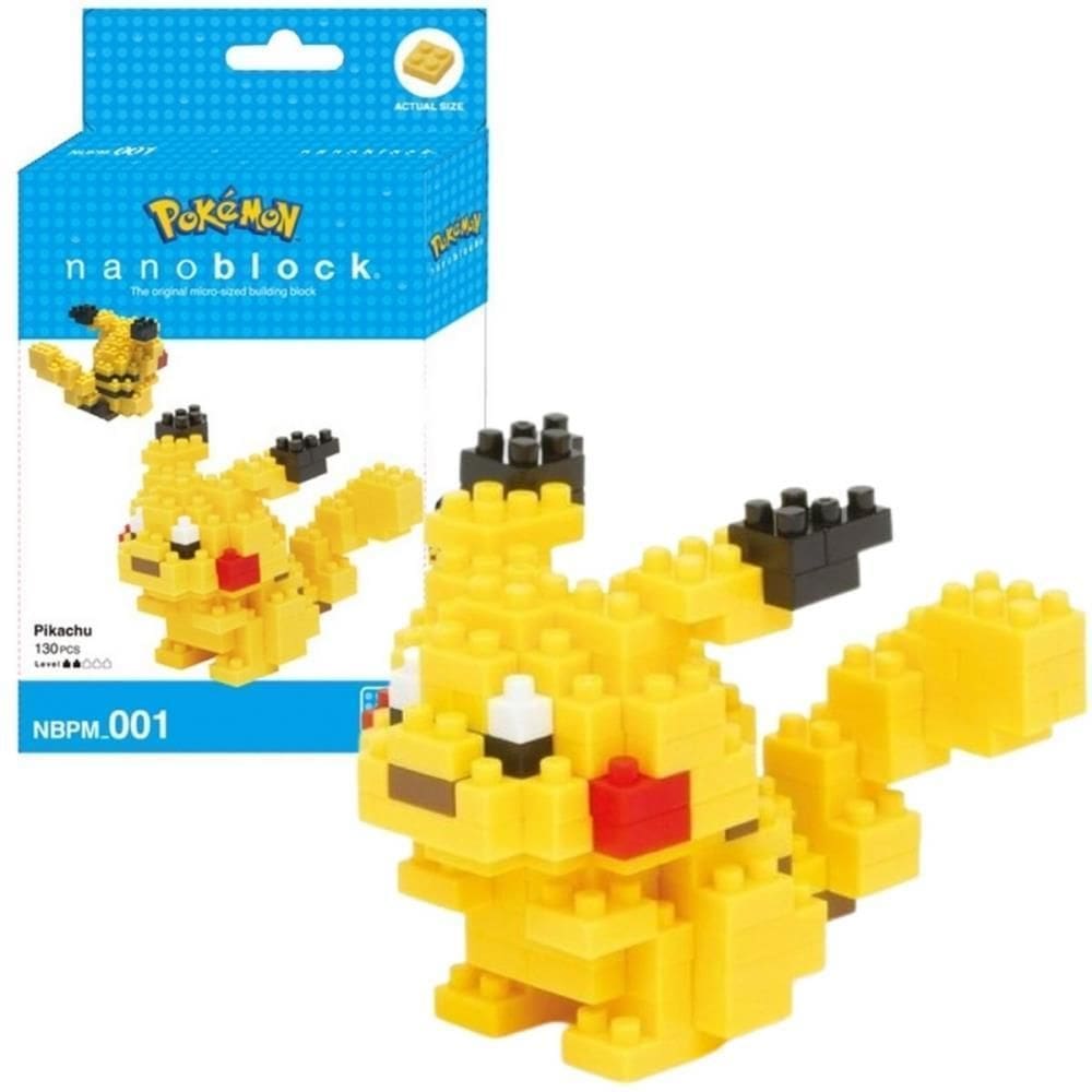 Brinquedo Para Montar Pokemon Pikachu Nanoblock