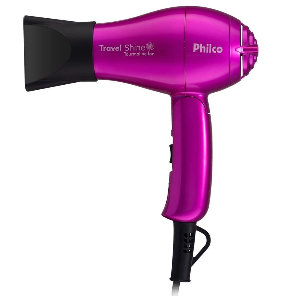Kit Travel Shine Rosa Philco Prancha | Casas Bahia