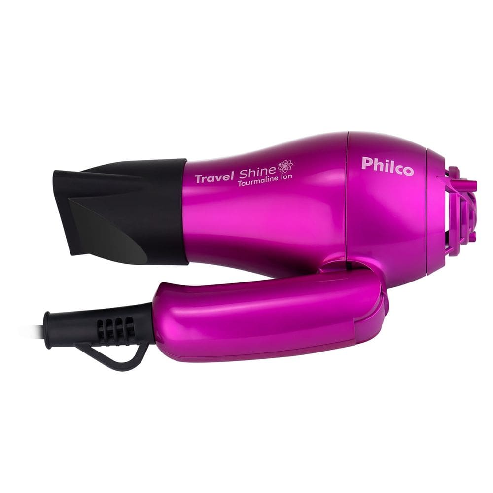 Kit Travel Shine Rosa Philco Prancha | Casas Bahia