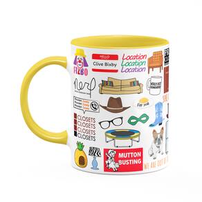 Caneca Icons Moments - Modern Family - B-yellow