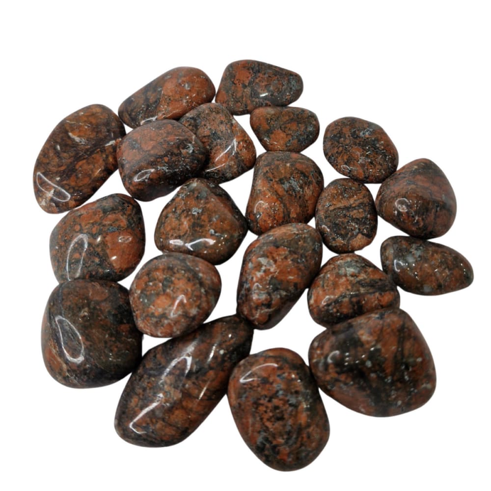 Pedra Calcita Laranja 1 a 2 cm Rolada 250g Natural
