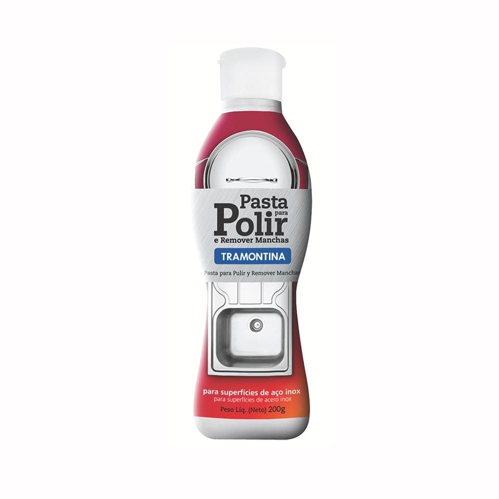 Pasta Para Polir e Remover Manchas em Inox, Esmaltadas ou Pintadas 200g - Tramontina 60900000