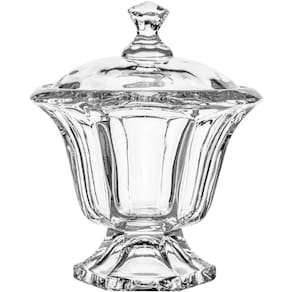 Potiche Decorativo de Cristal 11cm x 14cm - Wolff