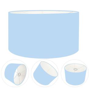 Cúpula Abajur e Luminária em Tecido Cilíndrica Vivare Cp-7026 Ø55x25cm - Bocal Nacional