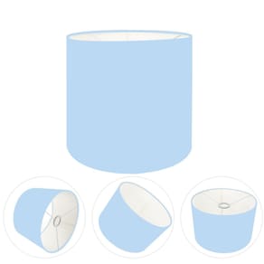 Cúpula Abajur e Luminária em Tecido Cilíndrica Vivare Cp-7009 Ø25x20cm - Bocal Nacional