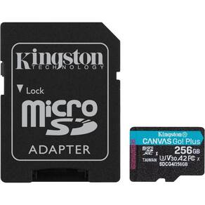 Cartão Micro SD 256GB Kingston Canvas Go Plus SDCG4/256GB