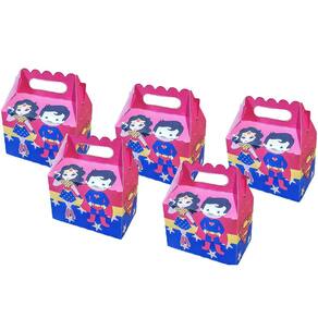10 Caixas Avulsas Festa Superman E Maravilha - 10 Maletinha