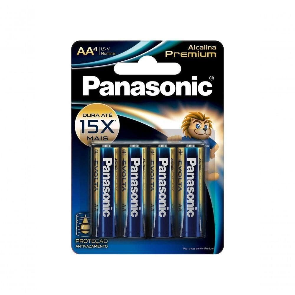 Pilha Alcalina Premium Aa Com 4 Lr6egr-4b96