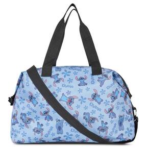 Mochila Disney Tote Stitch Blue All Over Print 40L
