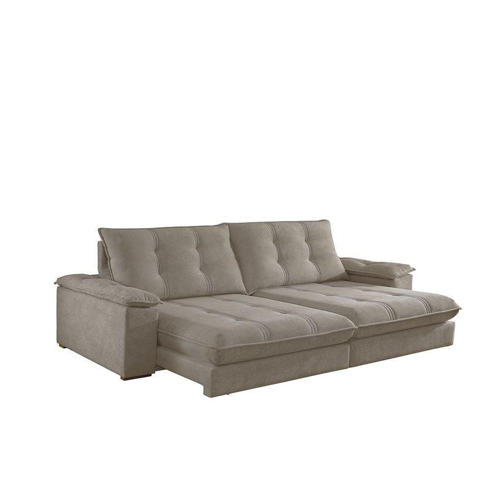 Sofá Dublin 02 Módulos De 80cm Br25cm Meu Sofá Online B002 Veludo Capuccino