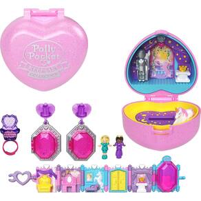 Bolso compacto Polly para colecionador com tema Royal Ball para 2 bonecos