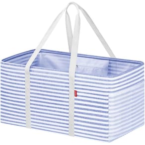 Sacola LHZK Standing Extra Large Utility com estrutura de metal azul