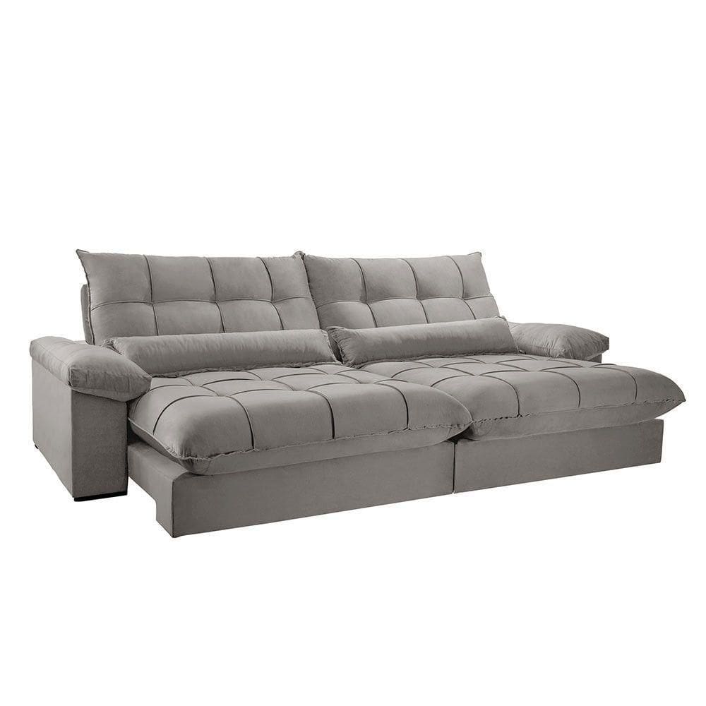 Sofá Liz 02 Módulos De 90cm Br 25cm Meu Sofá Online B026 Veludo Prata