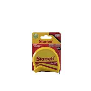 Trena de Bolso 5 Metros C/ Blister Linha Milímetros e Polegadas KTS34-5ME-S Starrett