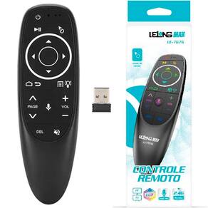 Controle Remoto Air Mouse Comando Voz Giroscópio Bluetooth