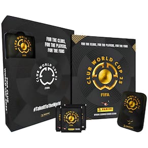 Álbum Capa Dura FIFA World Cup Club 2025 + 30 Packs e Lata