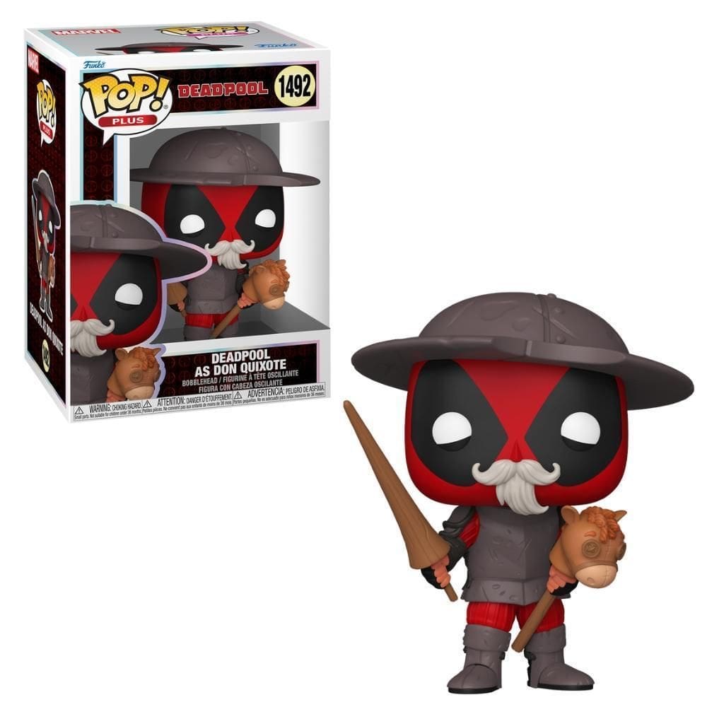 Boneco Funko Pop Deadpool Literaruta Clássica - Don Quixote