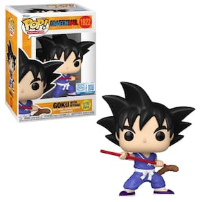 Boneco Funko Pop Dragon Ball - Goku Com Nyoibou Glow