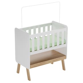 Mini Berço Guti Retrô com Colchão - Móveis Peroba