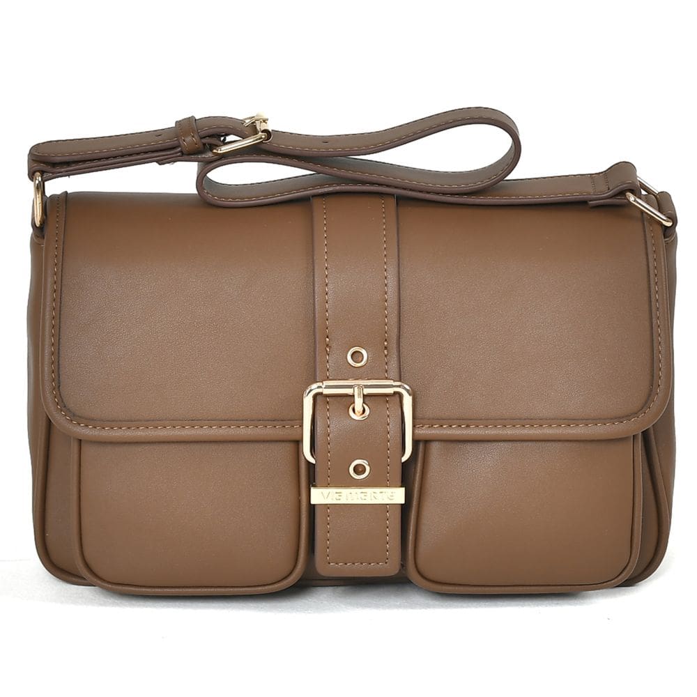 Bolsa Via Marte Shoulder Bag Alça de Ombro Fixa Ajustável Fivela B2-606